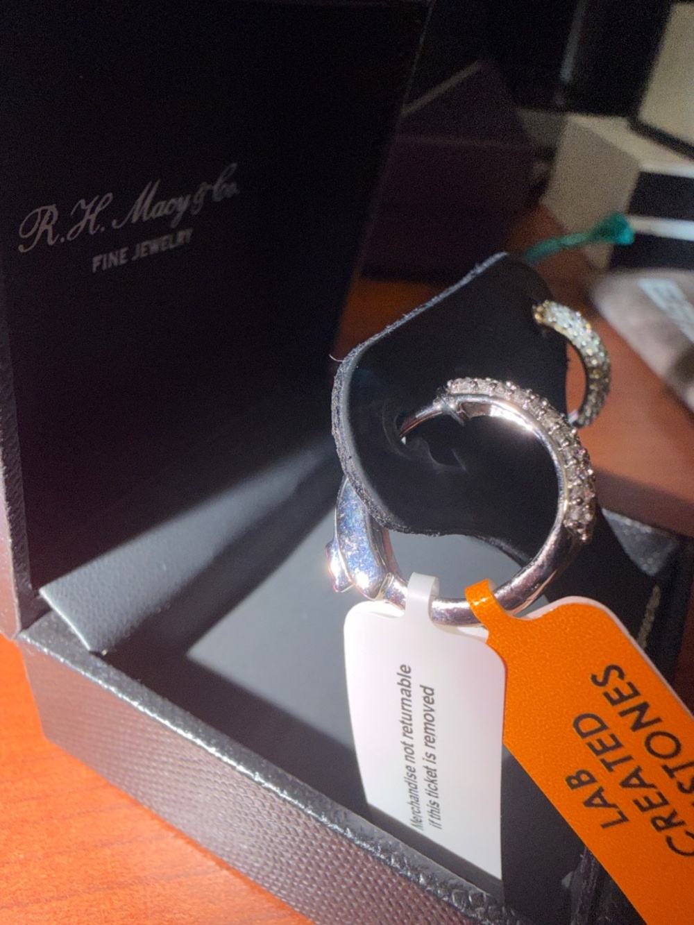 Lab Grown Diamond Pavé Small Huggie Hoop Earrings (1/2 ct. t.w.) in Sterling Sil - Picture 5 of 5